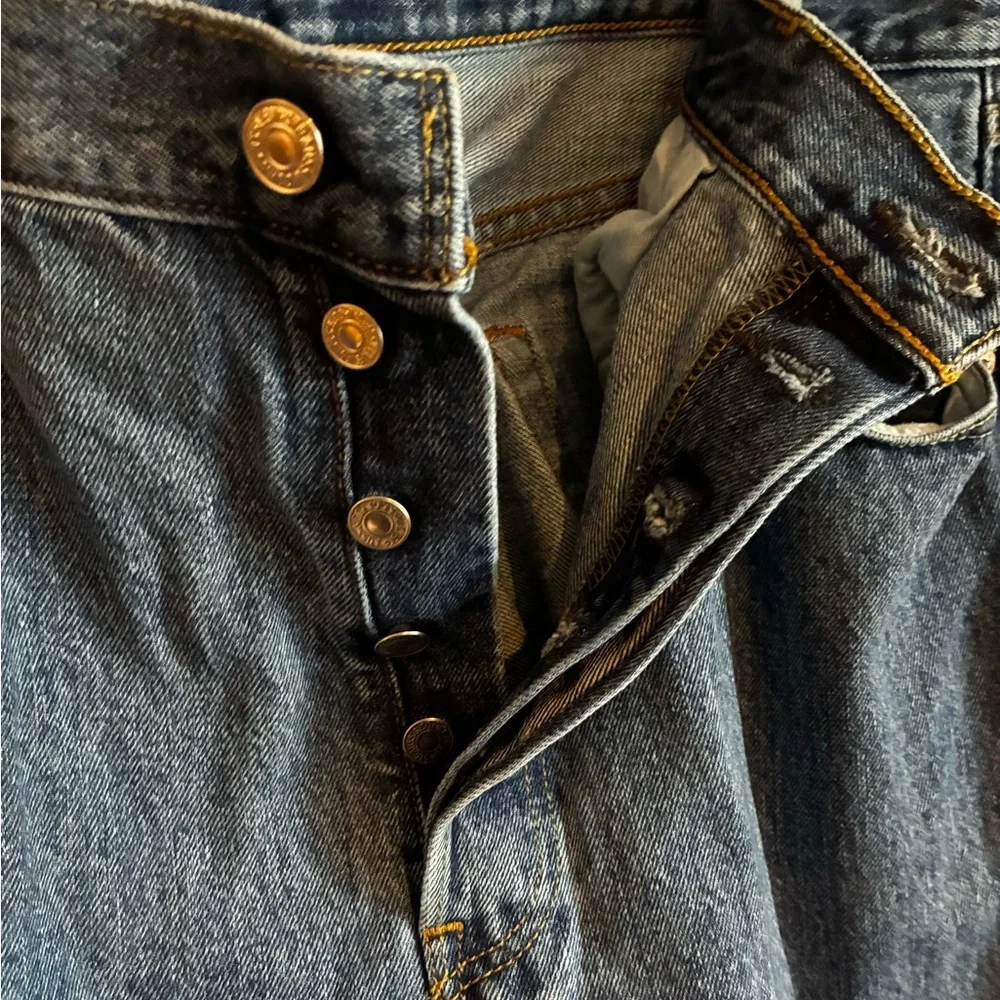 Levi's Dark Blue Straight Jeans